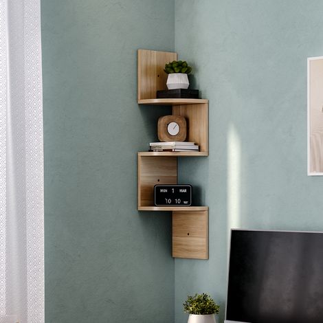 3 Tier Corner Wall Mounted Storage Shelf (1/5)