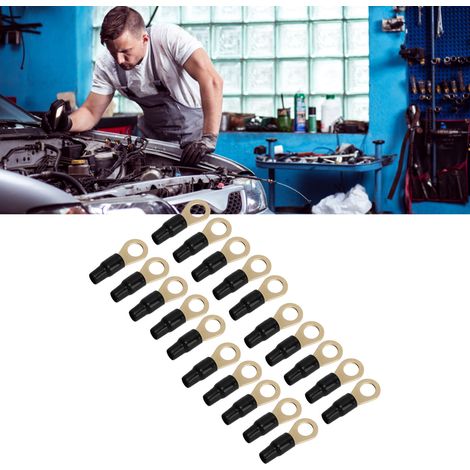 20 cosses à anneau de 12 mm, calibre 4GA, connecteurs en cuivre pur (1/5)