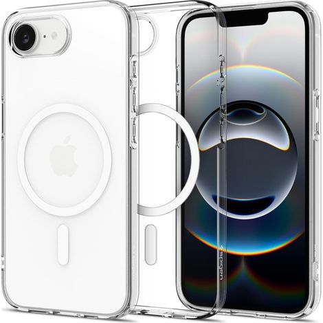 Funda Spigen Liquid Crystal Mag MagSafe para iPhone 16e (transparente) (1/5)