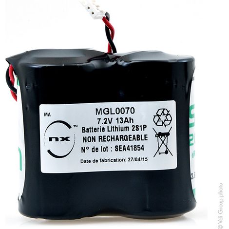 NX - Batterie lithium 2x D 2S1P ST1 BL13 7.2V 13Ah JST (1/3)