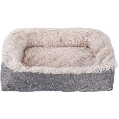 Cuccia per gatti Peluche, tappetino autoriscaldante per gatti Tessuto caldo e morbido per gatti e cani di piccola taglia Funzione 2 in 1 Morbida coperta in peluche Cuccia per animali domestici F (1/5)