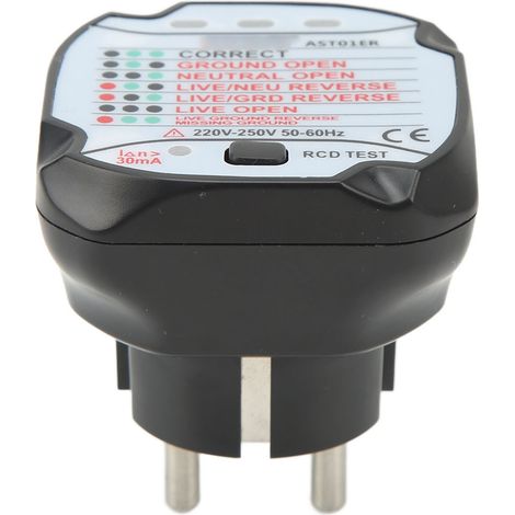 Testeur de Prise Européen, Détecteur de Tension 220V‑250V, Résultat Immédiat (1/5)