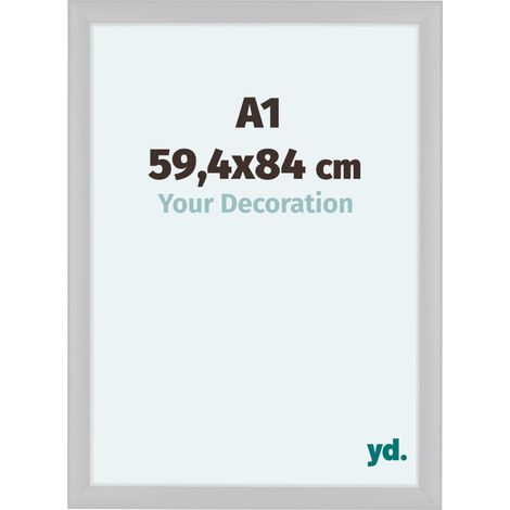 yd. - Cadre photo A1 59.4x84 - Blanc Brillant - MDF - Como (1/5)