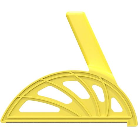 Bloc poussoir hérisson de qualité supérieure pour scie circulaire à table, outil de sécurité jaune de 21,6 cm (1/5)