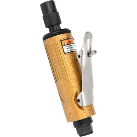 Meuleuse Pneumatique - Droite - 25000 Tr/Min - 15,5 X 3,3 Cm - Mandrin 3/6 Mm - Pour Polissage Et Meulage - 1 Pièce (1/5)