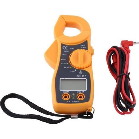 Digital Clamp Meter, Professional Automatic Multimeter AC DC Voltmeter Amperemeter Current Clamp Clamps Ohmmeter Volt Tester LCD Meter Pocket Digital Multi Tester (1/5)