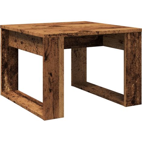 Maison Exclusive - Beistelltisch Altholz-Optik 50x50x35 cm Holzwe