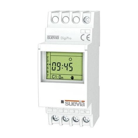 Suevia DigiPro Modelo SU172012 Interruptor horario digital