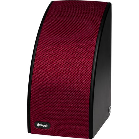 Block SB-100 Schwarz/Rot Lautsprecher 20W RMS - Kompakter