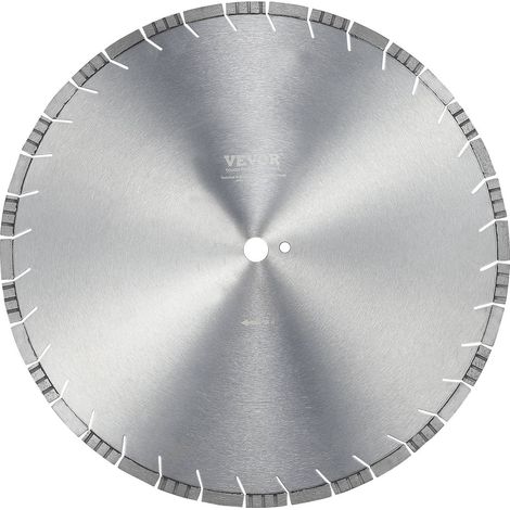 Lame de Scie à Béton Diamant 20 pouces 500 mm, Segment Denté Incliné 12 mm, Trou Central 25,4 mm, Carrelage et Brique (1/5)