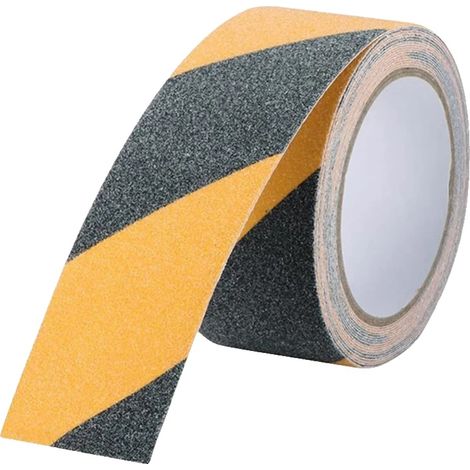 Rutschfeste Klebeband, Wasserdicht, Einfache Installation, Schwarz Gelb-a, 25mm-a, 5m-c (1/2)