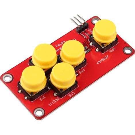 Clavier Simuler Module Jeu Cinq Clés Module Analogique Bouton pour Capteur Clavier Extension Carte (1/5)