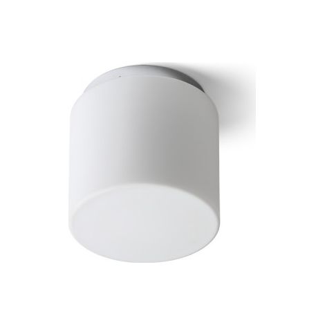 Plafoniera ARANA R 17 da soffitto vetro opalino/cromo 230V E27 15W IP44