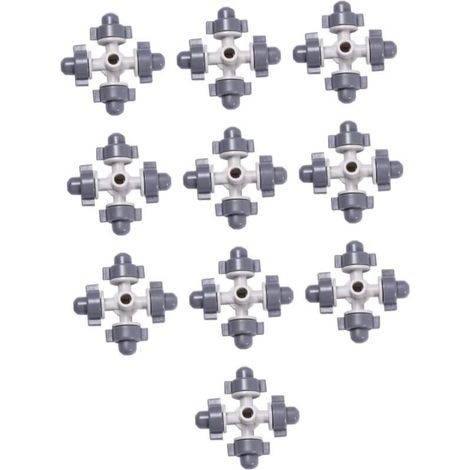（5.9×5.9×5.9）10 Pièces - Arroseur de jardin détachable buse arrosoir Arroseurs (1/4)