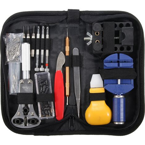 Watch repair kit, 146 pieces, watch repair tools, home watch repair kit, YD028--DTEKGAZ
