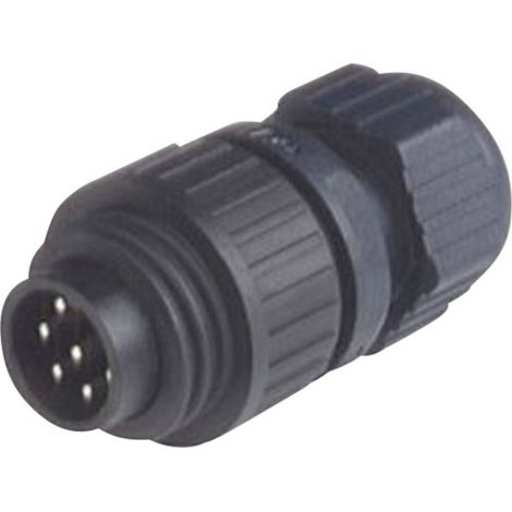Hirschmann 934 126-100-1 934126100 Connettore circolare,Spina dritta,Tot poli: 6 + PE,Serie (connettore circolare): CA, (1/3)