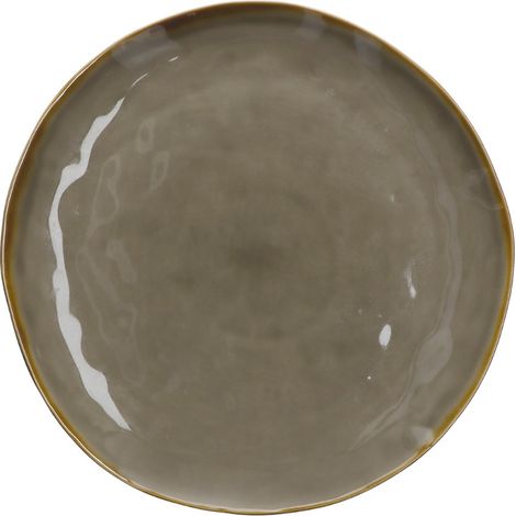 PIATTO PIANO DIAMETRO 27CM GRIGIO/TORTORA LINEA CONCERTO