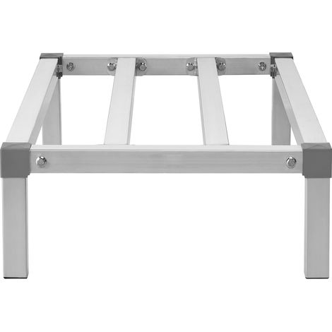 Étagère de stockage aluminium 36 x 20 pouces, hauteur 8 pieds, 1000 lb, entièrement soudée, restaurant, cuisine et garage (1/5)