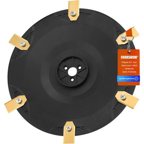 【Coupez plus efficacement】 Plateau de lames pour robot tondeuse 6 lames de rechange compatibles avec Husqvarna pour G3-P2 Automower 320, 330X séries. (1/5)