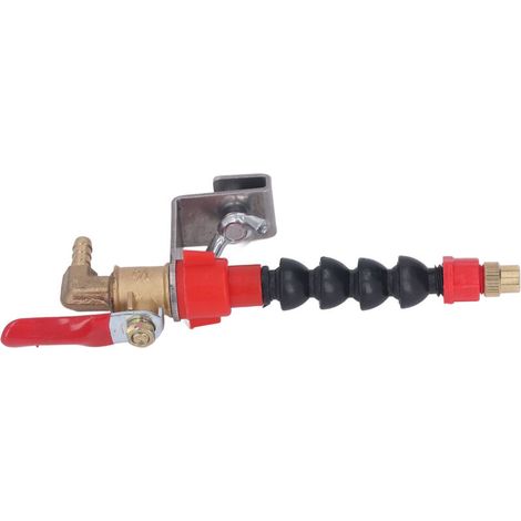 Tuyau Pulvérisateur Eau pour Machine à Couper et Tailleuse de Carrelage - Acier Inoxydable et Cuivre - 13.7x6cm/5.4x2.4in - Longueur 13.7cm (1/4)