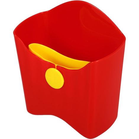 Wiederverwendbarer Snackbehälter aus Pp mit Tragbarem Design und Einzigartiger Roter Farbe für Reisen und Vielseitigen Einsatz als Kleiner Lebensmittelhalter (1/5)