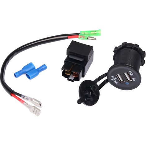 Handy-Ladegerät für die Kawasaki Ninja 400 und USB-Schnittstelle für das Navigationssystem der Versys 650: Flaggschiffprodukte. (1/5)