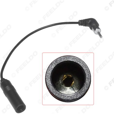 Câble d'extension d'antenne radio FM pour voiture, câble universel pour antenne de voiture avec connecteur mâle-femelle