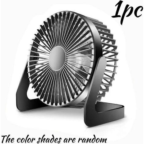 Ventilador de escritorio portátil de 5 pulgadas, soporte ajustable, mini ventilador de refrigeración USB, bajo nivel de ruido para el hogar, la oficina o el dormitorio. (1/5)