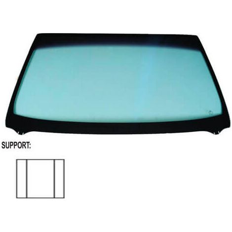 Pare-brise avant teinté vert avec support rétroviseur carré Toyota Yaris 1 phase 1 1999-2003
