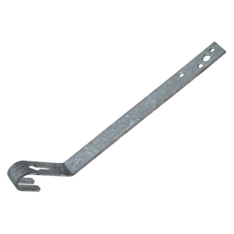 DIMOS - Ancrage bas de toit cambré galva forte pente L 30cm - 375 mm