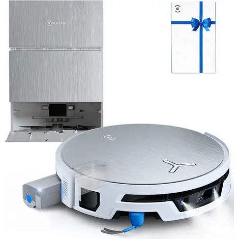 Robot aspirateur et laveur ECOVACS DEEBOT X12S Pro Omni, 27 000 Pa, OZMO ROLLER 3.0, rouleau de lavage autonettoyant