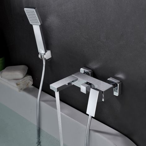 Imex - Grifo Monomando Ducha y Bañera Cromado Serie Valencia