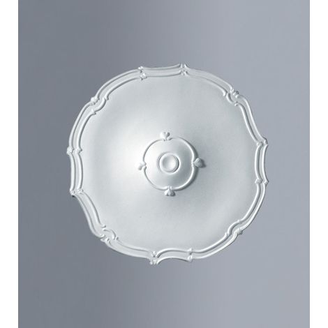 Dekorative Rosetten für die Decke in erweiterter Polystyrol Verschiedene Dekorationen - ER 48 - Ø48 cm.