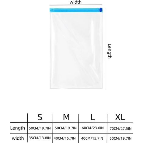 Cinq sacs de compression roulés à la main, sacs de rangement sous vide, adaptés au rangement de vêtements et de couvertures, petite taille (3550cm). (1/5)