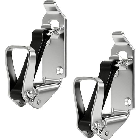 2 Pcs Support de Pelle pour Galerie de Toit, 17-40mm Réglable Support de Pelle Camion, Support de Pelle en Métal et Caoutchouc pour Camions, Voitures et Bateaux (1/5)