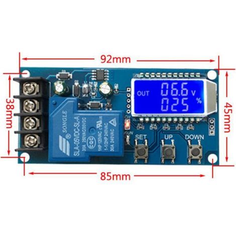 2X 6-60V 30A Contrôleur de Charge de Batterie Solaire au Plomb Carte de Protection Chargeur Interrupteur de Temps 12V 24V 36V 48V (1/5)