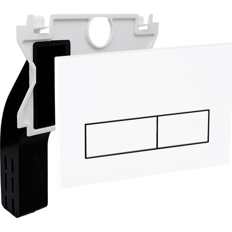 Plaque Commande WC pour Duofix Sigma/Delta/BASIC Blanc (1/5)