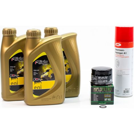 Kit Entretien Vidange pour YAMAHA XP 500 TMAX de 2001 à 2016 - ENI I-RIDE SCOOTER 10w40 3L