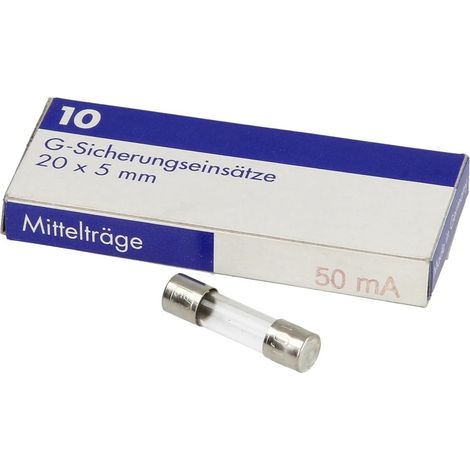 Fusible à action semi-retardée 50mA 250V