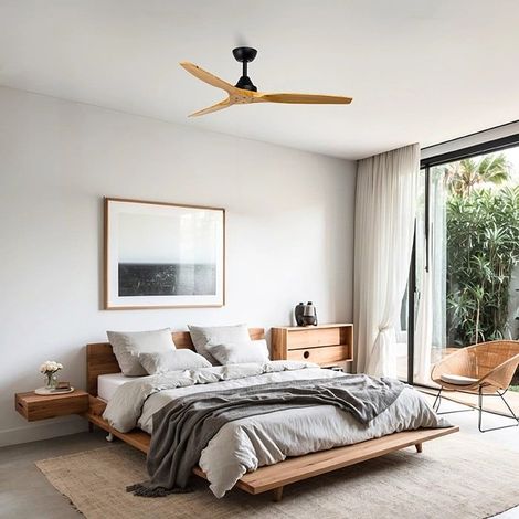 MORELOS M Ventilatore senza luce nero Ø132