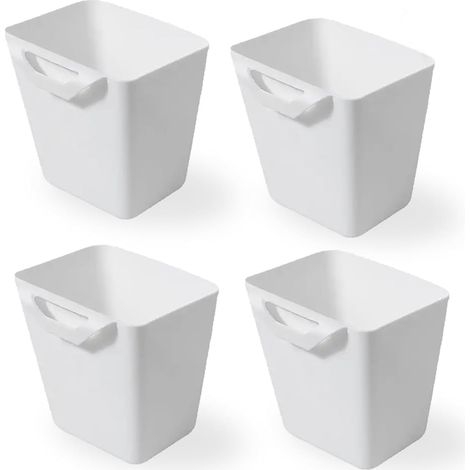 4 Pièces Panier à Suspendre pour la Cuisine - Boîte de Rangement, Accessoires de Chariot à Roulettes, Porte-Gobelets et Seaux (1/5)
