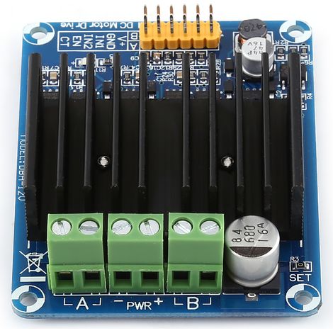 1 module de commande de moteur à pont en H double canal DC5-12V 0A-30A (1/5)