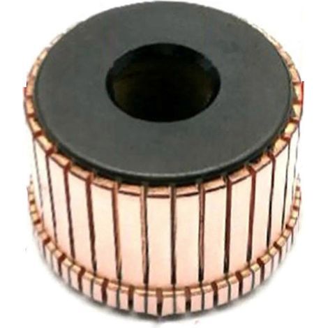 Deux collecteurs de moteur à collecteur. avec 32 dents d'engrenage. modèle 32P BHY-1995-32. couleur cuivre. compatibles avec les moteurs CC à grande vitesse. (1/5)