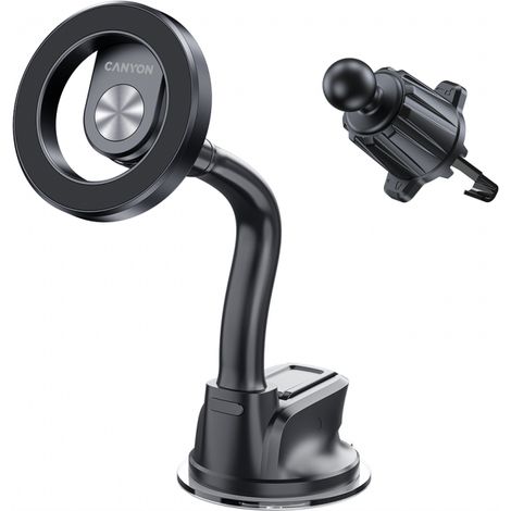 Supporto magnetico per auto Canyon OnGrip 12, nero (1/5)