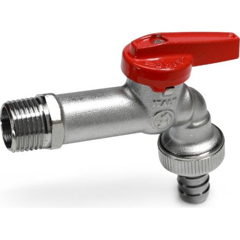 Gartenwasserhahn aus Chrom mit Schlauchanschluss GIACOMINI R619IX103  1/2"