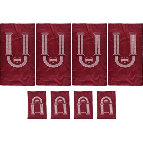 4 Couvertures de Prière Musulmane Légeres Imperméables PU - 4 Couleurs pour Voyage Bureau Maison Cadeau Eid Mubarak (1/5)