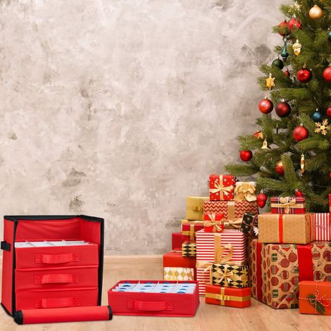 Christmas Bauble Storage Box with Adjustable Dividers (1/5)