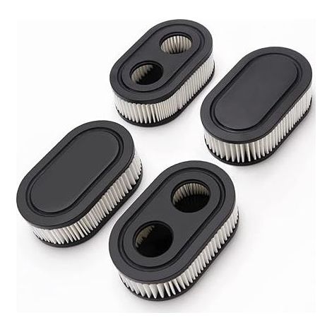Filtre à air pour tondeuse à gazon 4 pièces, compatible avec les moteurs Briggs & Stratton 798452 593260 (1/5)
