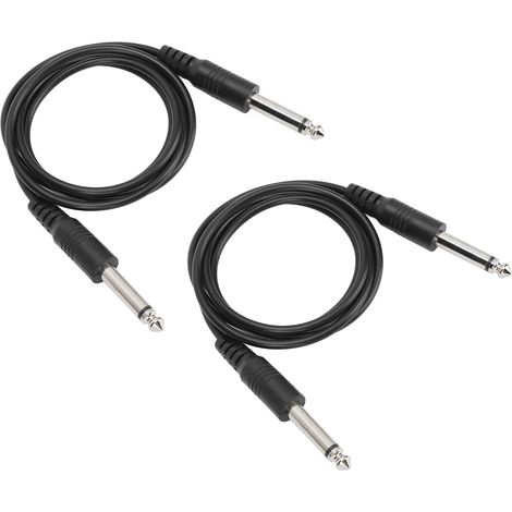 Câble Guitare 6.35mm 1/4 de Pouce Droit pour Guitare Électrique, Basse et Mandoline - Longueur 3.3 Pieds (1/5)