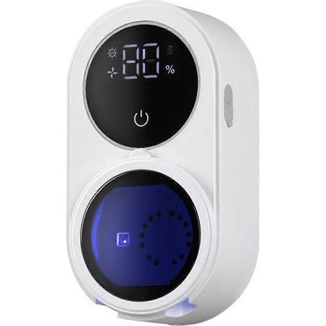 Porte-brosse à dents et nettoyeur salle de bain, ventilateur de nettoyage léger, séchage automatique, couvercle rotatif, fixation murale pour maison connectée
